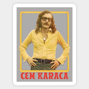 Cem Karaca \/\/\/ Original Psychedelic Design Sticker